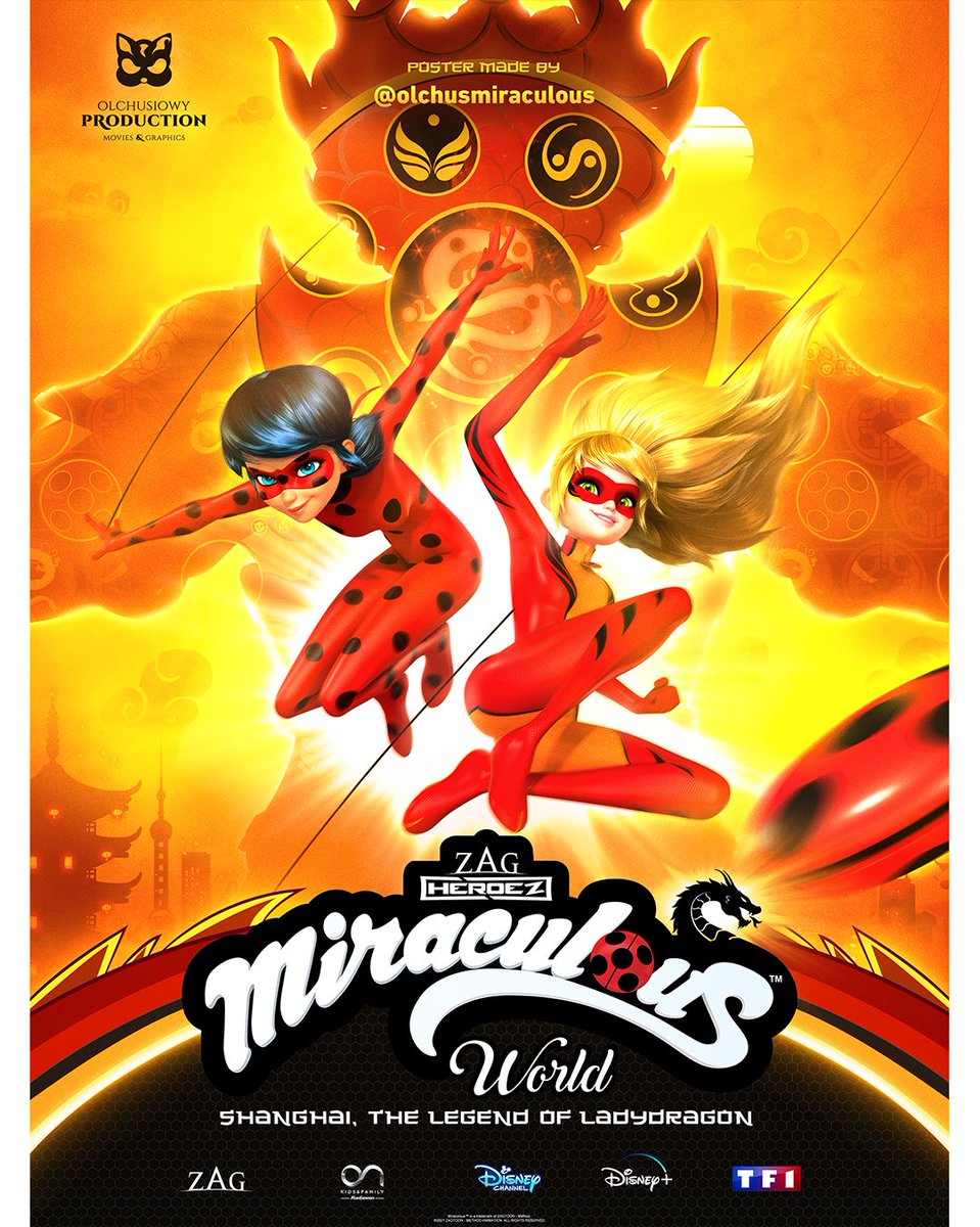 JeclesLady's tweet photo. HORARIOS Y LINKS PARA VER MIRACULOUS WORLD: SHANGHAI, THE LEGEND OF LADYDRAGON 🐉🇨🇳
@nath_fd18 #MLShanghai 

Día: 02 de abril
Canal: Family Channel 🇨🇦
Hora local: 17:00 h ET/PT 

Horarios
🇨🇷🇸🇻🇬🇹🇭🇳🇲🇽🇳🇮 15:00 h
🇨🇴🇪🇨🇵🇪 16:00 h
🇧🇴🇨🇺🇻🇪 17:00 h
🇦🇷🇨🇱 18:00 h
🇪🇸 22:00 h + https://t.co/WgRFkDOmEU