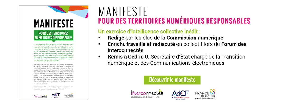 INTERCOnnectes's tweet photo. #FDI21 Le Forum des Interconnectés 2021, c'est aussi la remise du Manifeste "Pour des territoires numériques responsables" à @cedric_o, un travail collectif inédit d’engagement des territoires pour un numérique responsable !
À télécharger ici : https://t.co/svfUEltTID https://t.co/YaLumdOaHx