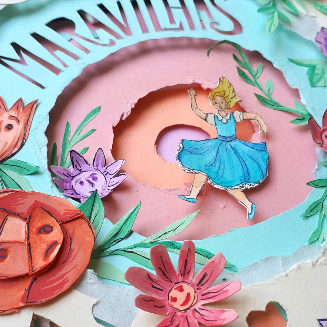 CamolesiLigia's tweet photo. Hello! This is my newest project, a book cover for Alice in Wonderland. Hope you like it :)
#kidlitart #kidlit #classicalbooks #childrensbooks #illustration #papercut #papersculpture #aliceinwonderland #books #illustrator https://t.co/ucuTZ0jdmB