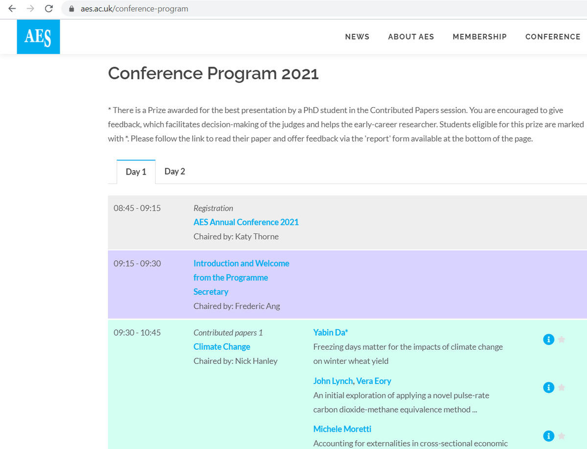 AgEconSoc's tweet photo. The Annual Conference of the @AgEconSoc will be held online on 29th &amp; 30th March 2021.

The Conference is FREE for members. Join as a member and register!

Log in and have a look at the programme, incl papers and posters:
https://t.co/AGFmSfW5zd

#AES_2021
👇 https://t.co/CzM7KWumbb