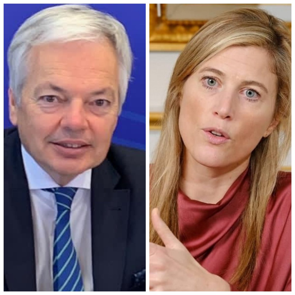 J’ai eu un appel avec la Ministre de l’Interieur @AnneliesVI : 
🇧🇪 est tenue de respecter le principe de libre circulation dans l’Union. La Commission attend :
-une date de fin de l’interdiction des voyages non-essentiels et
-des mesures moins restrictives (tests et quarantaines)