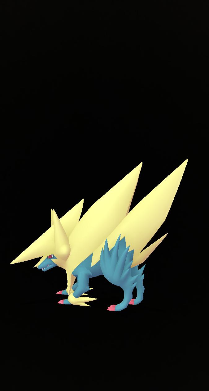 かっちゃん ８ ８gofest横浜 Ar Twitter 昨日ポケモンｇｏでゲットしたメガシンカポケモン メガライボルト 攻撃抜け９８ ライボルトをメガシンカさせてゲットしました ってメガライボルトはこんなに細かったかな これで相棒にして３ｋｍ 大喜びなら１