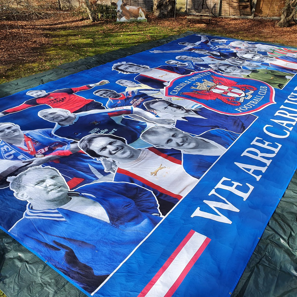 FootballFlags's tweet photo. The last monster 40ft x 20ft heavyweight banner for @TheCumbriansNet #bigflags #footballflags #cufc #cowforscale https://t.co/WZZW9p0JRl