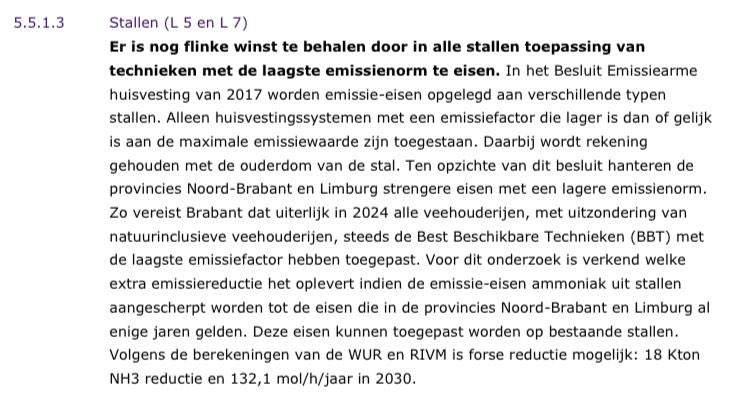 Zwart op wit door ABD Topconsult: Limburg heeft al jarenlang streng maar realistisch stikstofbeleid. Toepassing op landelijk niveau is nu doorgerekend en zou 132,1 mol opleveren (kosten: 0 euro). Vergelijk dat met het landelijke pakket van 5 miljard dat slechts 110 mol oplevert!