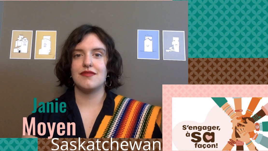 _ACELF's tweet photo. La Fransaskoise @JanieMoyen, cofondatrice du balado «Les Francos oublié.e.s», s’implique pour la vitalité de la francophonie. Découvrez comment! 
Partagez cette vidéo #jesuisfranco et inscrivez, vous aussi, comment vous vous engagez pour la francophonie! https://t.co/g7lRZEYEzJ https://t.co/vTXH3QTWo3