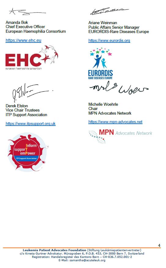 Patients want to be partners of science. That's why patient community has sent a joint letter to <a href="/ASH_hematology/">ASH</a>, calling on <a href="/MartinTallman/">Martin S. Tallman, MD</a> <a href="/MarthaLiggett/">Martha Liggett</a> <a href="/mgertzog/">Matthew Gertzog</a> to give patient advocates reasonable access to #ASH2021! Follow good examples of <a href="/ASCO/">ASCO</a> <a href="/EHA_Hematology/">European Hematology Association</a> <a href="/myESMO/">ESMO - Eur. Oncology</a>