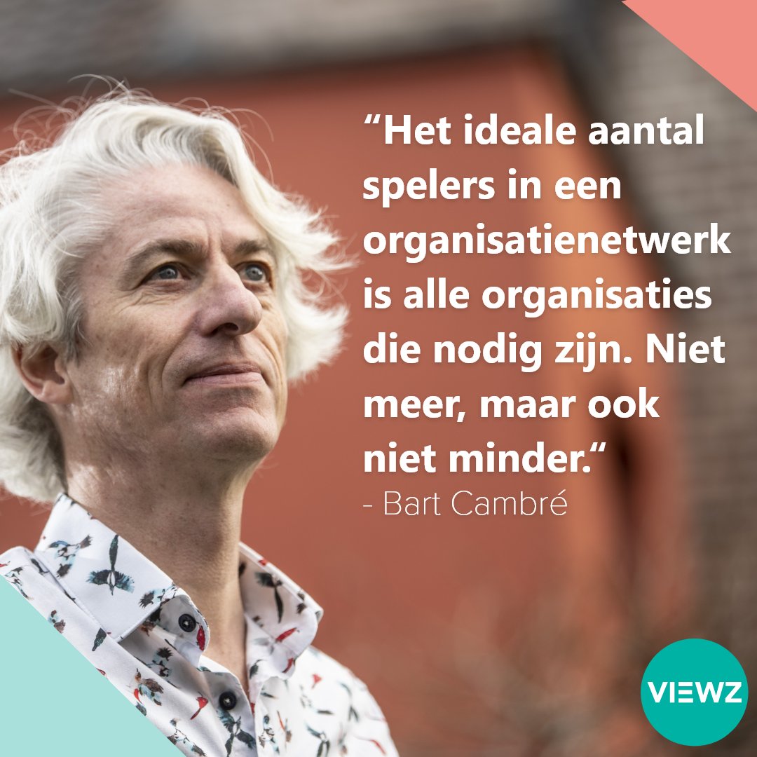 In een wereld die continu verandert, kunnen complexe problemen enkel worden aangepakt door organisaties die samenwerken. Hoog tijd dus om het in VIEWZ te hebben over de kunst van samenwerken! Dat doen we o.a. met socioloog @BCambre: bit.ly/38XqtZz #viewzinspiratie #viewz