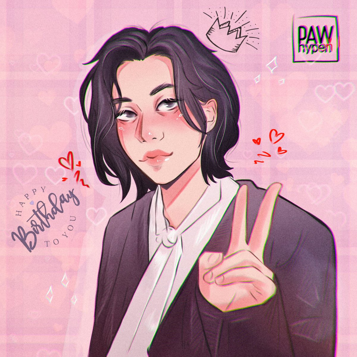pawhypen's tweet photo. Happy Birthday, Jiniret! ❤️ #straykids #skz #straykidsfanart #skzfanart https://t.co/Y4QN4LCuEp