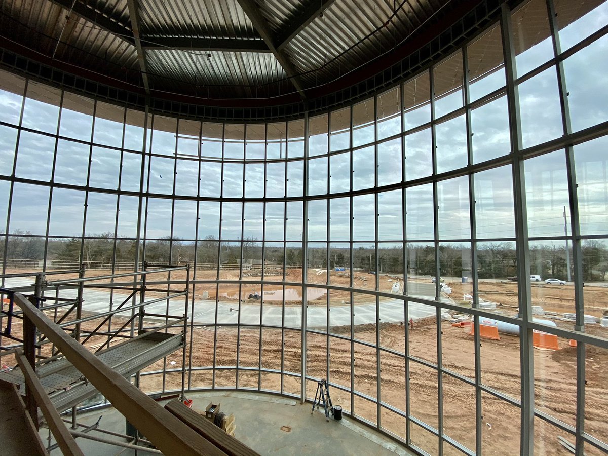 FrancisTuttle's tweet photo. Just a few images of the progress inside and outside of the rotunda at our new #DanforthCampus! We’re getting closer and closer to the August opening! Who else is excited?! https://t.co/L865QqOxWI