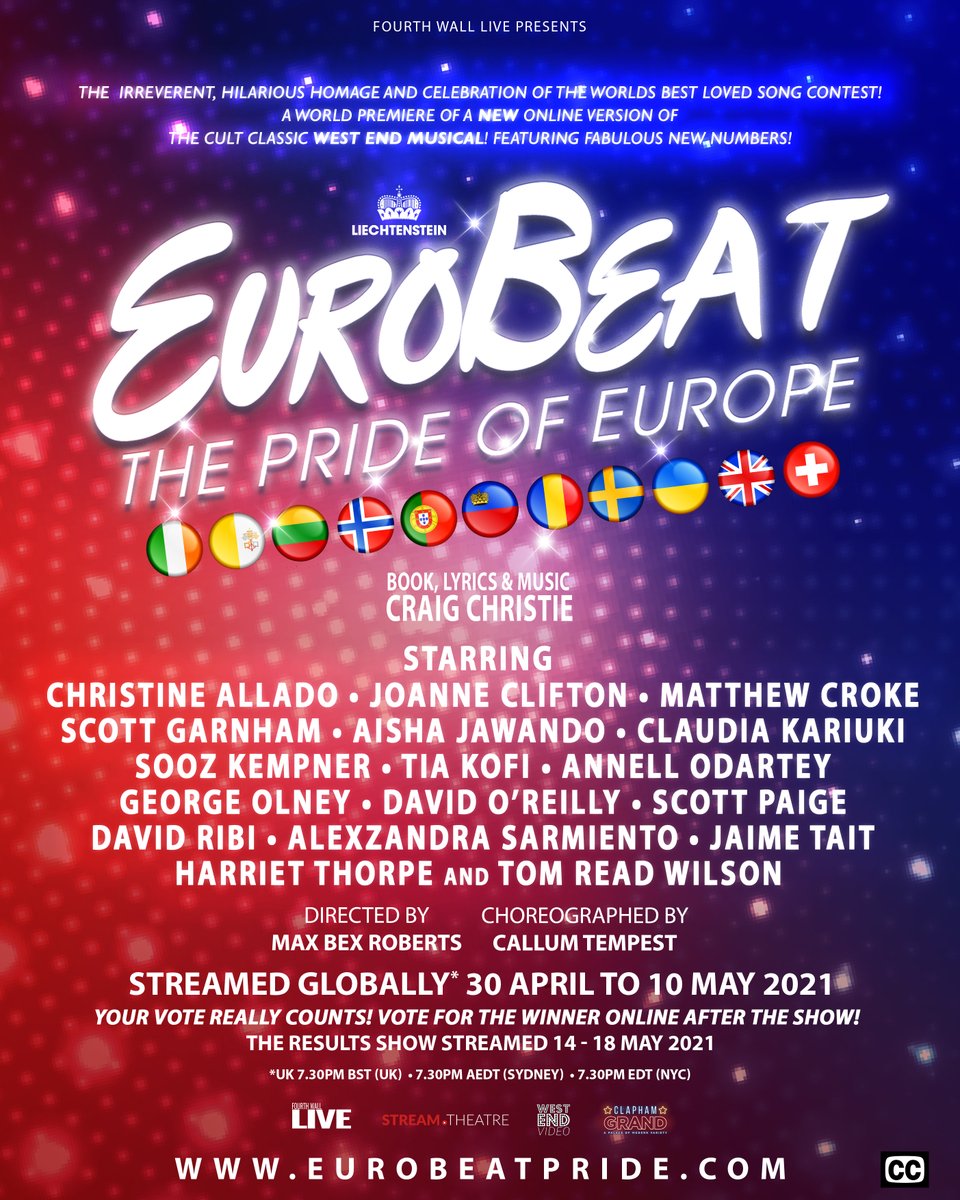 New Online Version of EUROBEAT Musical With JOANNE CLIFTON, TIA KOFI, HARRIET THORPE AND TOM READ WILSON
https://t.co/8mWZuZNTBn https://t.co/7mhL1niPAb