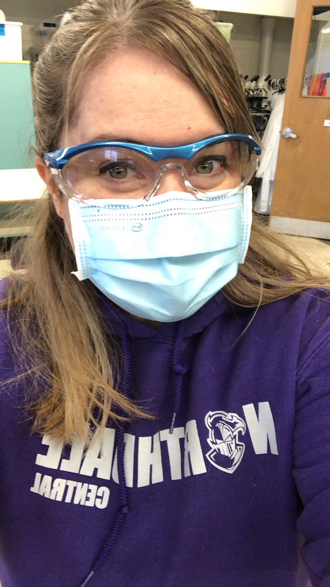 These are the eyes of one happy teacher! Thanks to <a href="/NorthdaleCntrl/">Northdale Central PS</a> admin for taking the time to find and order us double PPE that is comfortable!