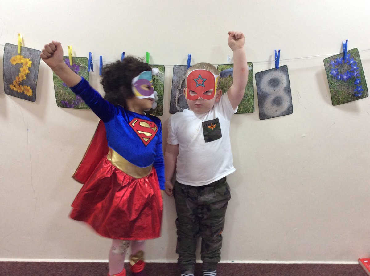 MrsBrothwell's tweet photo. A super Red Nose Day! Lots of fun and mask making in Nursery today. #gilbertinfant #RedNoseDay https://t.co/tPvlUA0Lyf