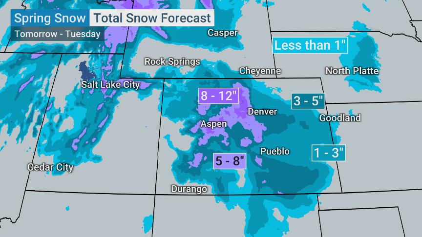 weatherchannel's tweet photo. Tomorrow may be the first day of astronomical spring, but there's still snow in the forecast for some in the West!

Wherever in the country you'll be, plan your weekend by watching The Weather Channel today. https://t.co/xvUNebkY7N