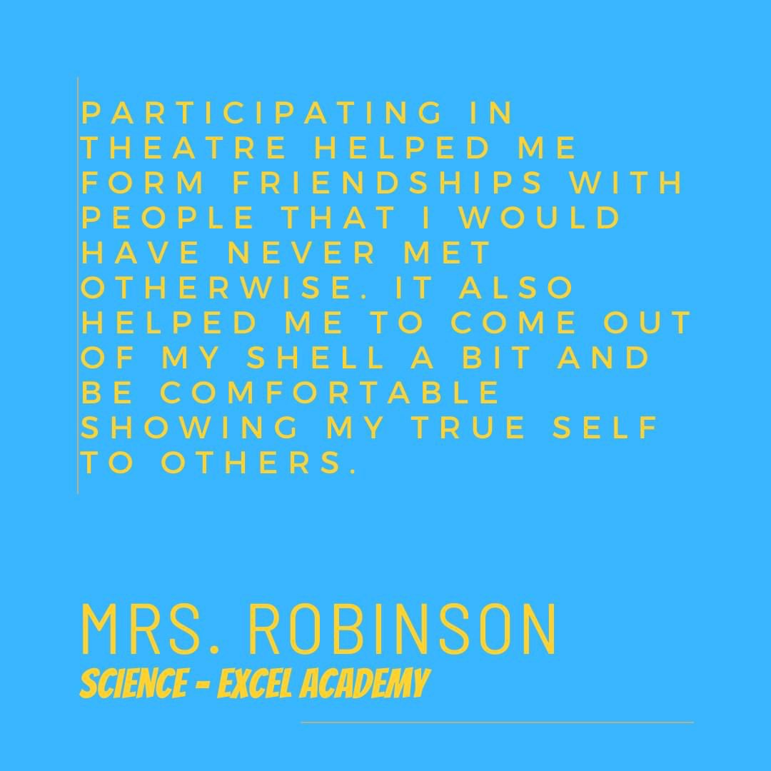 ahhstheatre's tweet photo. Shout out to Mrs. Robinson, Science Teacher at Excel. Here she is in her school production of "The Invisible Dragon".
#TxTIOS #tios_march #TIOS21 #troupe8069 @TIOS_Month @AHISD @WeGoPublic @ARTSSanAntonio @ArtsReducation https://t.co/J2DXyAL7A9