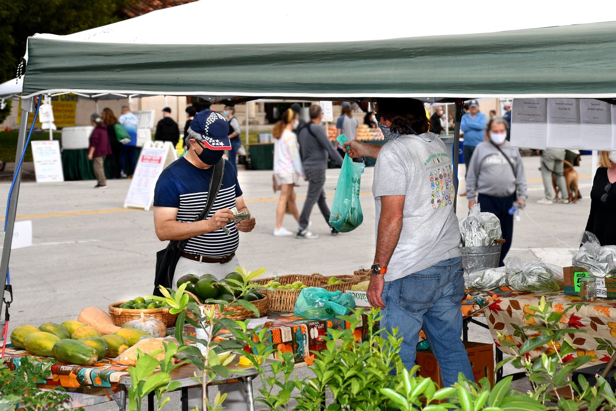 RareFruitMiami's tweet photo. It’s our last Saturday tomorrow at the Coral Gables Farmers Market. March 20th, from 8 am - until we sell out, usually around noon. 
405 Biltmore Way, Coral Gables, FL.
We have a great list of tropical fruits and produce that you must try!⁣ https://t.co/V8AC2qVB78