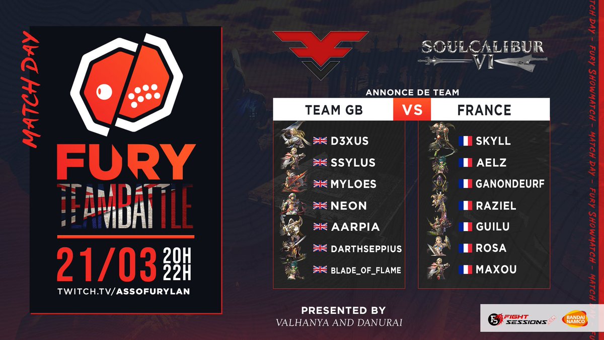 FuryVS_'s tweet photo. 📺 #FuryLanTV - #Webtv #Event !
With @FightSessions support 🙏
🛑 F19 #FuryShowmatch- #SFV
🥊 S20 #VFC16- #UFC4
🛑 S21 #TeamBattle- #SC6
▶️ https://t.co/35iHbiCVz4
Which one is definitely not to be missed?
#furylan #esport #fgc https://t.co/zMmjlGb0un