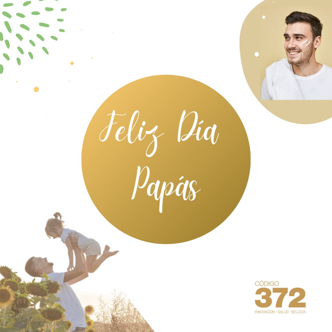 ¡Feliz día papá! 
Queremos que os cuidéis mucho, por ello Código 372 tiene los mejores productos para la salud y la belleza.
¡Visitad nuestra página web!
#diadelpadre #papasuperheroe #dadday #codigo372