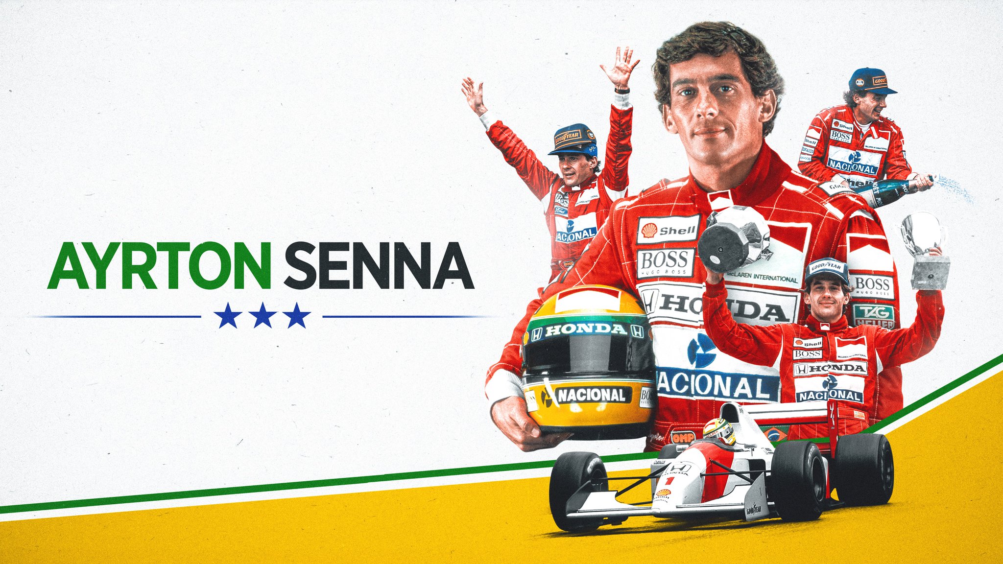 AYRTON SENNA バナー 1960-1994 Ayrton Senna | F1 Legend | 21st March 1960 – 1st May 1994