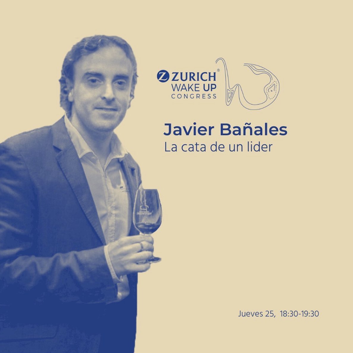 ¿Estáis preparados para conocer al último ponente?😍

Se trata de Javier Bañales, actual Adjunto a Dirección (ostentada por la familia), Asesor Estratégico y Sales &amp; Brand Manager en Bodegas Arzuaga y referentes en el panorama vitivinícola nacional e internacional.

¿Salud! 🍇🍷