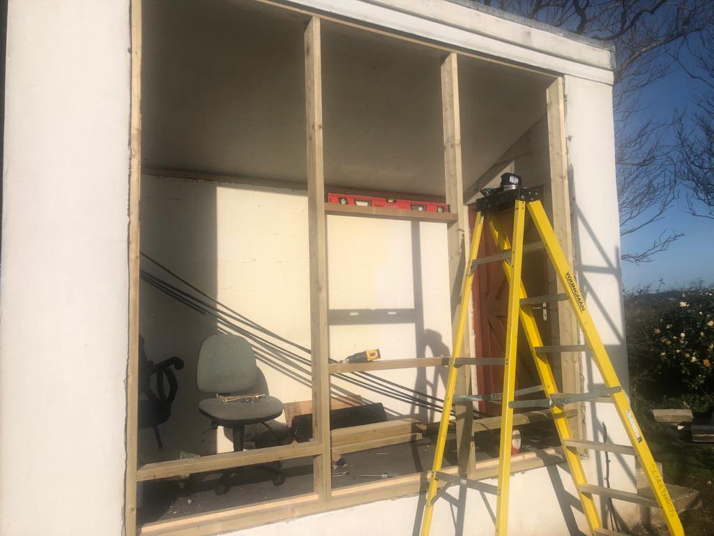 Works to convert the scorebox at <a href="/GulvalCC/">Gulval Cricket Club</a> to electronic completed today #WeInstall #Scoreboards #Cricket #PCSPro