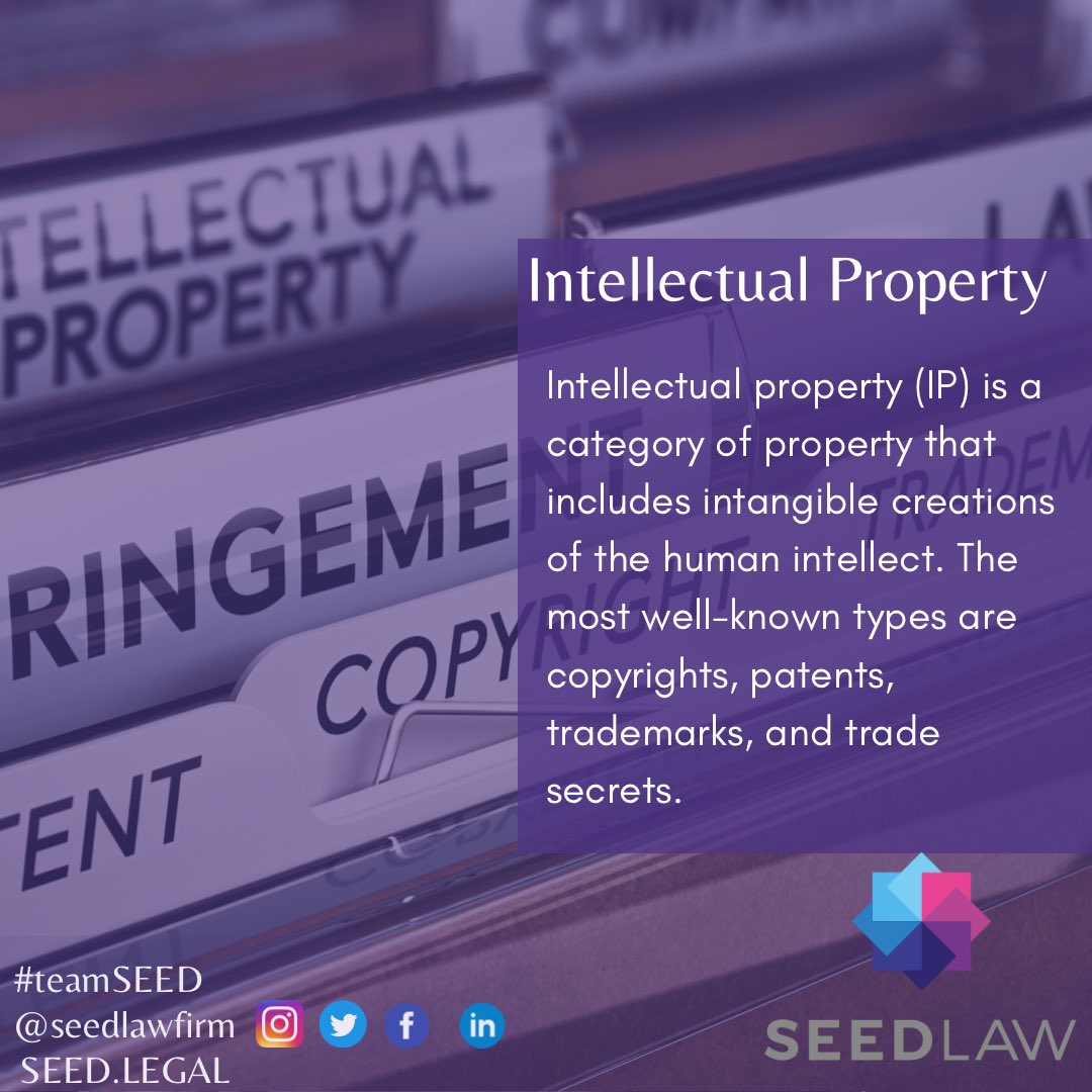 Give us a call or visit our website to schedule a 30-minute consultation with an attorney to discuss your business, your plans for the future, and how SEED Law can provide you with legal solutions.

#teamSEED #BusinessLaw #IntellectualProperty #Copyright  #Trademark