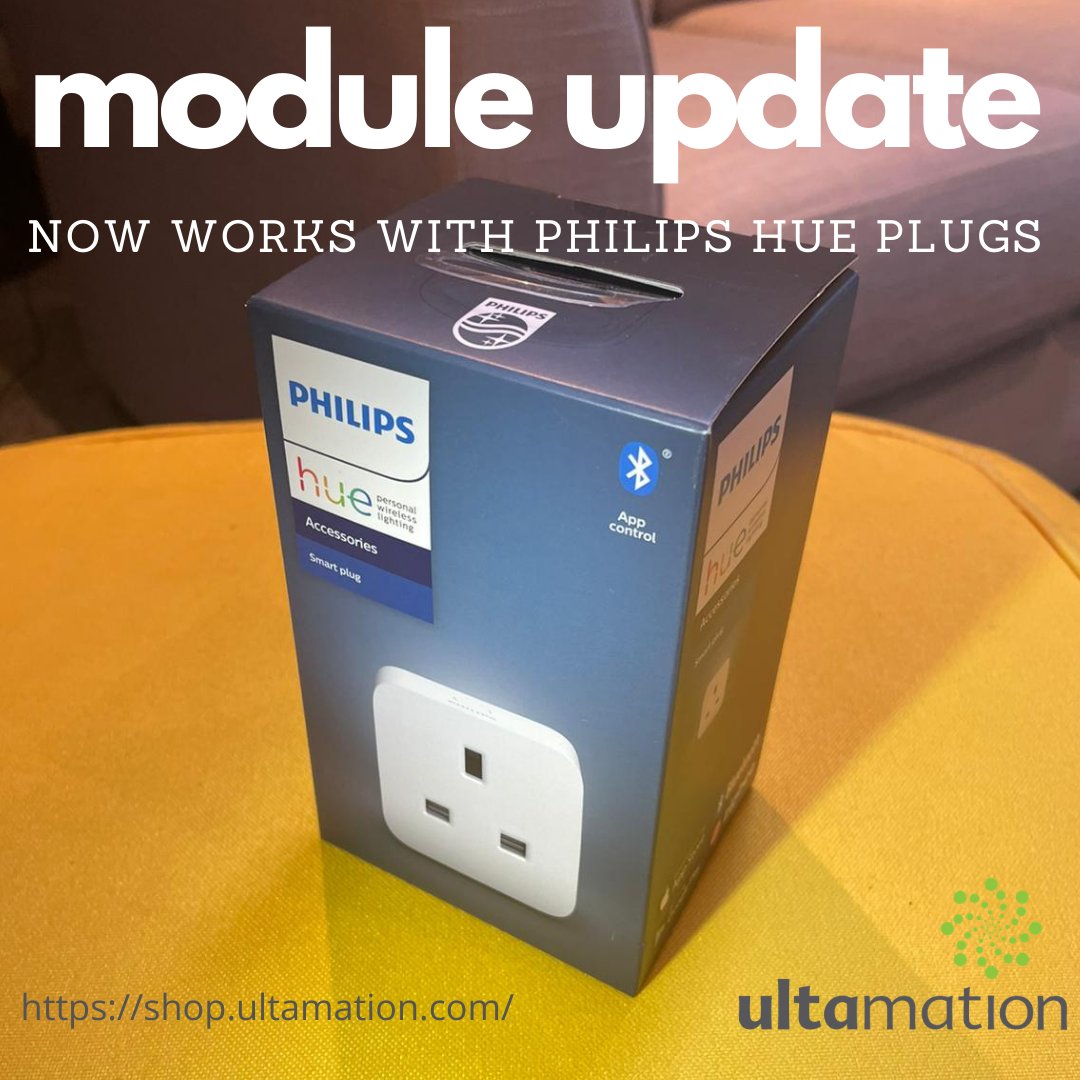 Ultamation's tweet image. 🔌We&apos;re ending the week with some exciting news that I know some of you have been waiting for ... the @PhilipsHue @Crestron module can now control plugs and lighting 🎉🙌.  Download the latest version: buff.ly/2U5UTU4
#CrestronControl #lighting #CrestronSystems