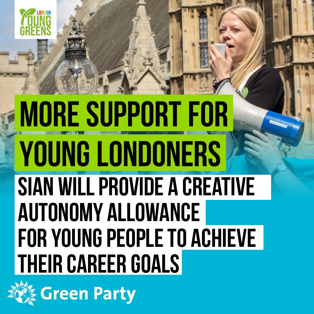 It seems hardly yesterday since @sianberry announced a HUGE commitment to help young people as London Mayor... Oh wait! New powers for @LYAssembly pledged yesterday & a trial to support those starting businesses & creative careers today! 🗓️More on Sat: ow.ly/9NTd30rBblr