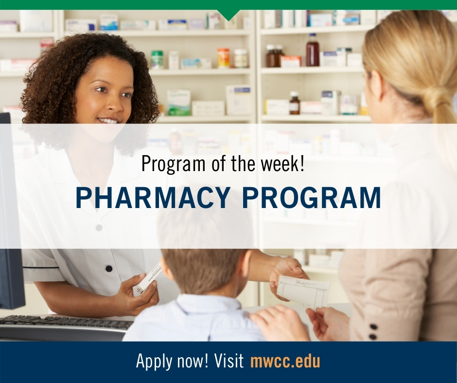 MountWachusett's tweet photo. This week we're spotlighting our Pharmacy Program.  "I knew I wanted to go to pharmacy school, so I wanted to get a head start. I think it’s the best decision I’ve ever made. " --Sarah R. Start your journey in Pharmacy Science with MWCC: https://t.co/yiZH3LpYOw #ProgramoftheWeek https://t.co/nw6u6Sy0vY