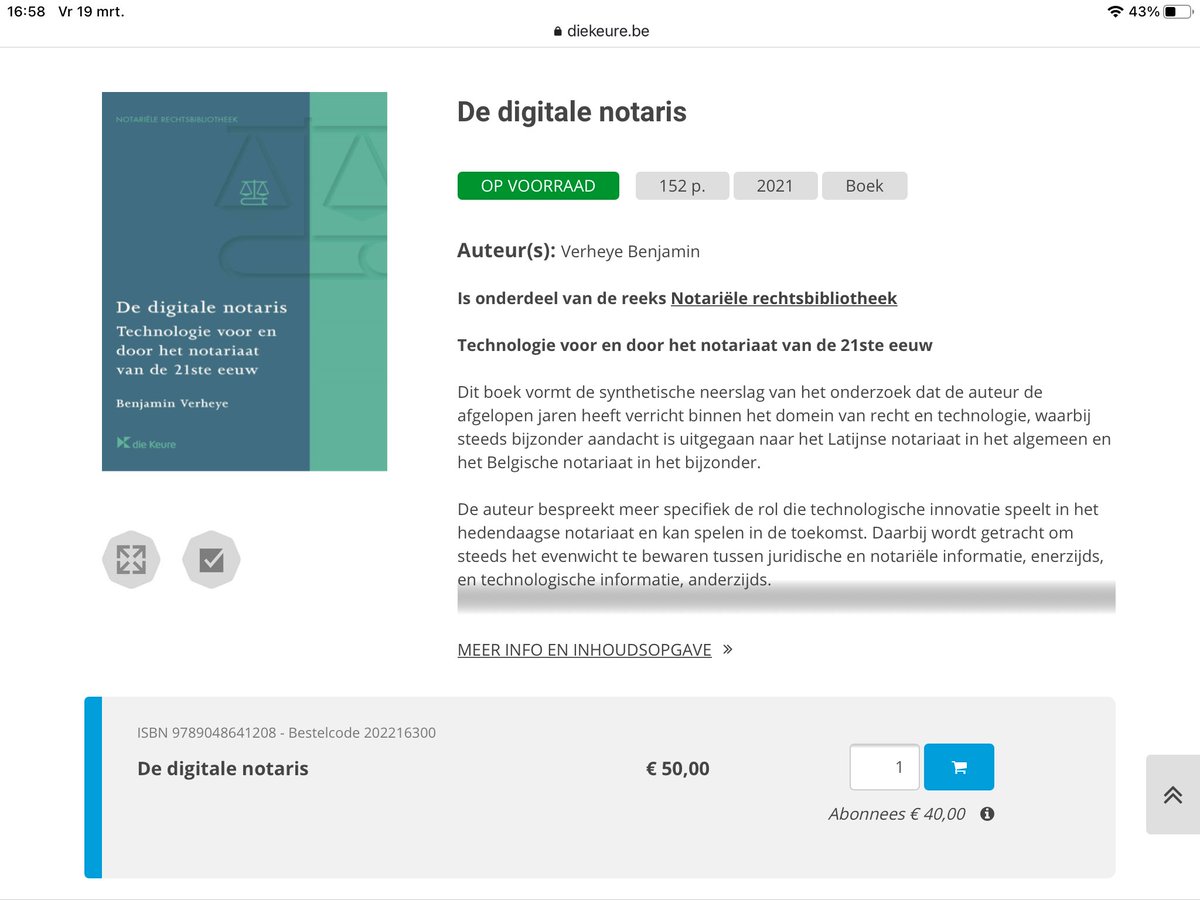De impact van AI en blockchain op het notariaat uitgelegd door Benjamin Verheye #legaltech expert  ⁦<a href="/dieKeure/">die Keure</a>⁩