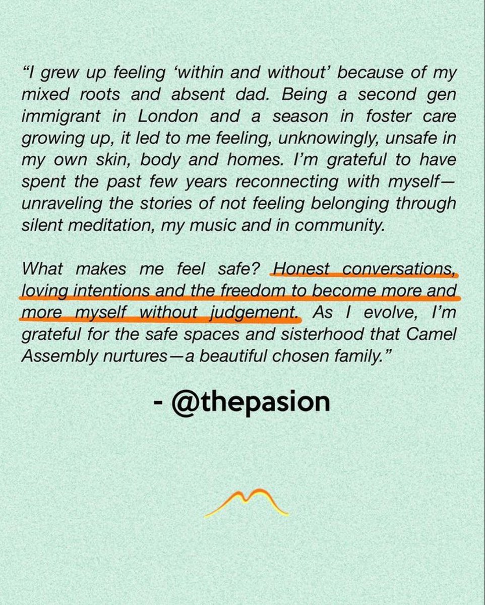 PasionVicky's tweet photo. Honoured to be a part of @CamelAssembly’s timely series: “What Makes You Feel Safe?” Thank you @yeldathepoet for creating spaces for us to explore safety, vulnerability and strength. So grateful for you Queen 💜 #MarchingDaily #WomensHistoryMonth https://t.co/yKfBD76jTW