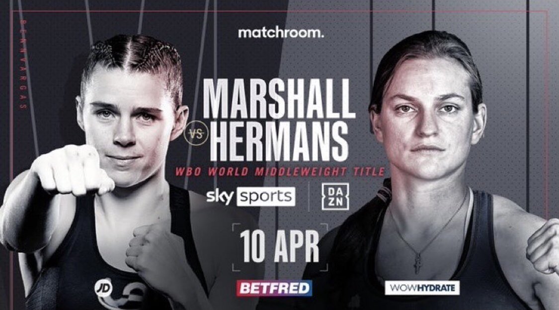 Savmarshall1's tweet photo. It’s on 🙌🏻
I will be facing European champion &amp; former world champion Femke Herman’s April 10th 
🥊🧨💃 https://t.co/M2LAewBMMs