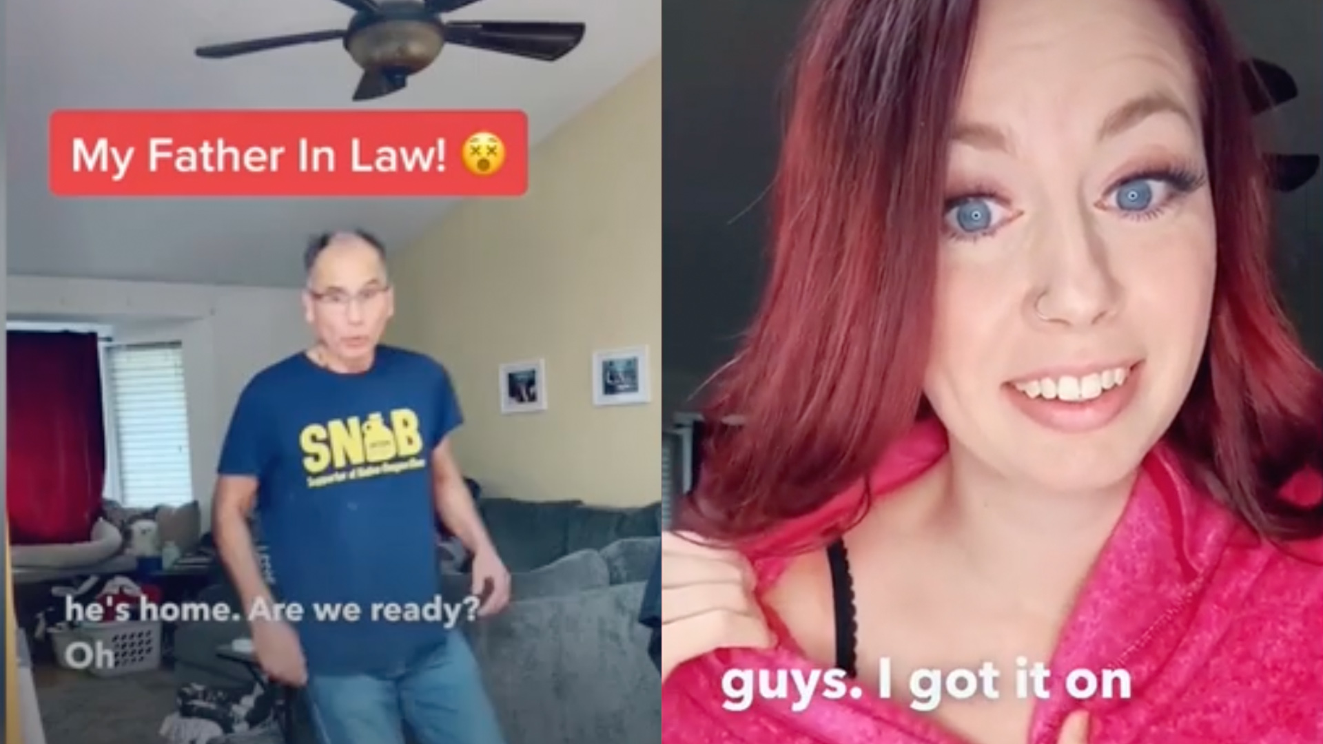 TikToker Poses for Husband in Lingerie but her father in law walks in