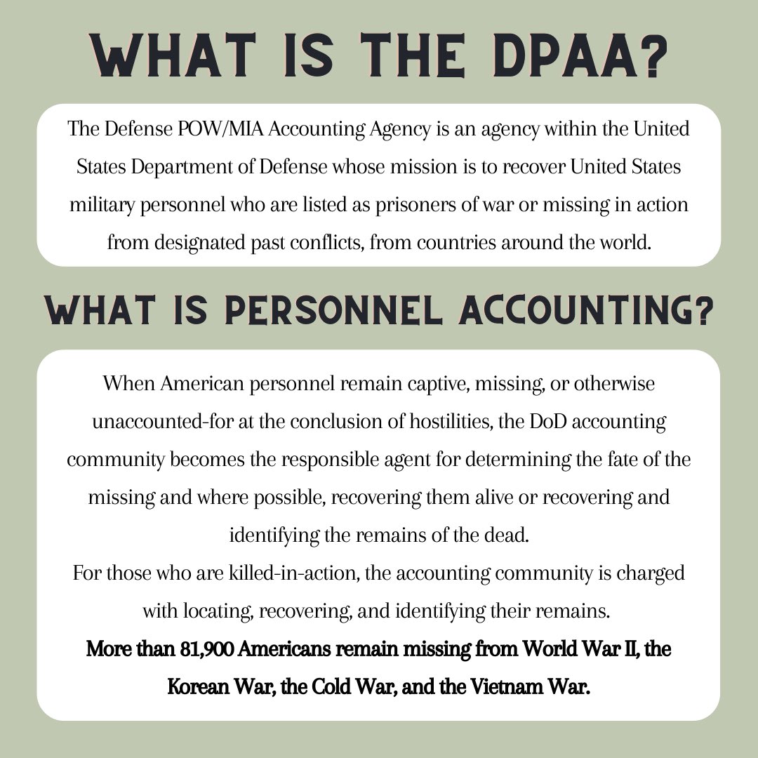 We are so excited to have Dr. Taylor come and speak with us about her work with the DPAA 💀 check out the second image to learn more about the DPAA and it’s amazing work!