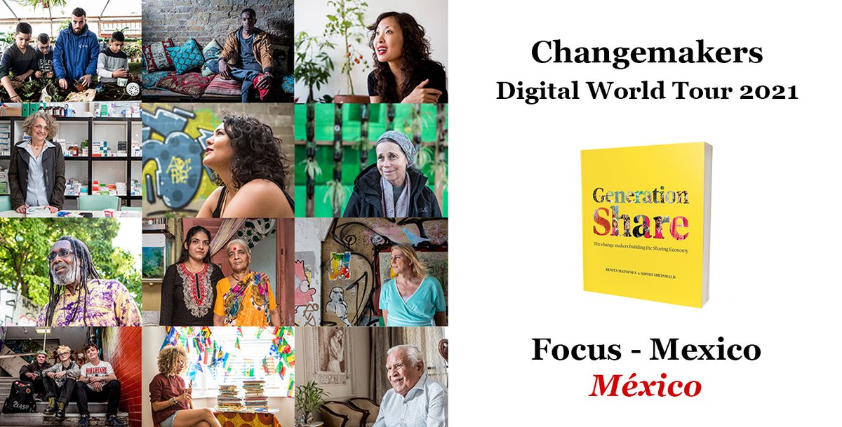 benitamatofska's tweet photo. Calling all #socialinnovators in #Mexico! Join us on Tues March 23rd at 6pm GMT for the #GenerationShare Digital World Tour: Mexico where we'll hear stories of positive change and build a #MapOfHope https://t.co/8NhTwoZZ3O #socent #changemakers #events #sharing #climateaction https://t.co/dg2wodIZOr