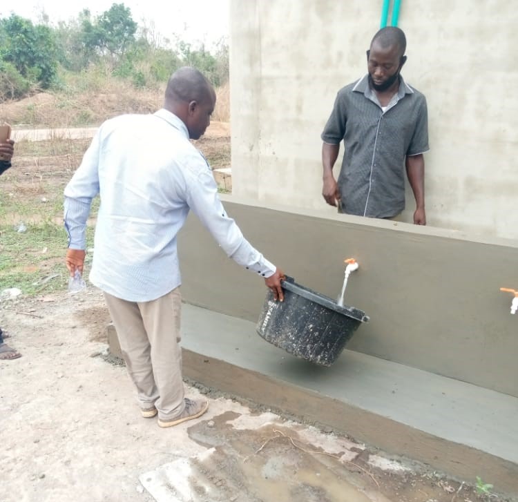 Borehole provided at Gede Community - this will provide water for the Nursery and then be transferred to the community as a public facility as part of CSR activities