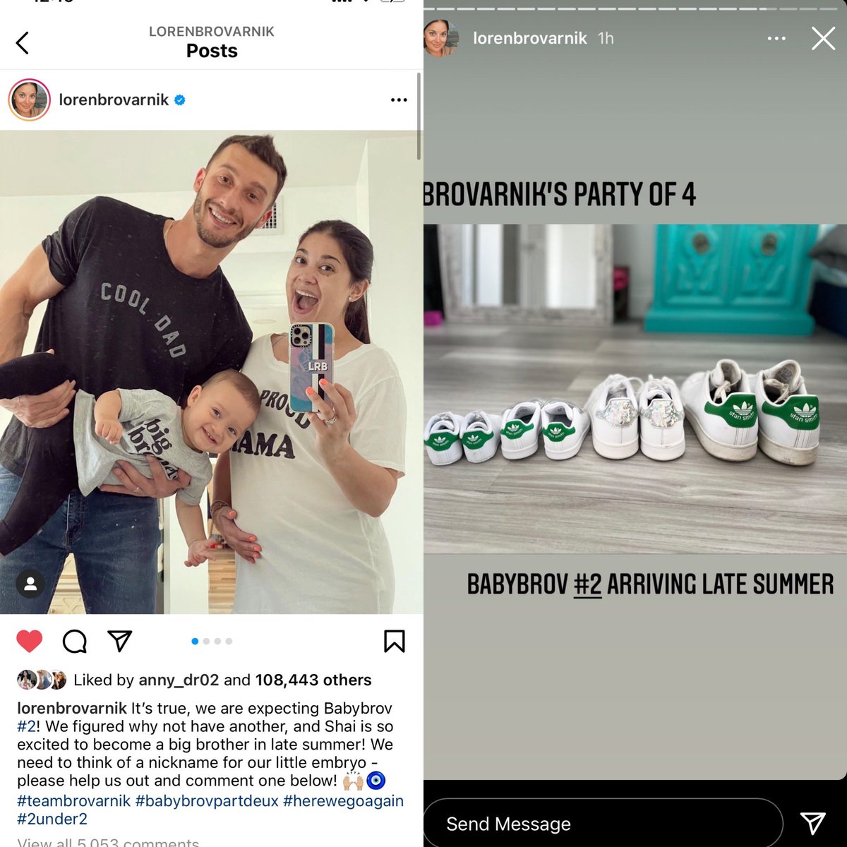 JohnYates327's tweet photo. Huge congrats to Loren and Alex with the announcement of their second pregnancy!!! 🍼 #90DayFiance @LBrovarnik https://t.co/rT2KEtUTQc