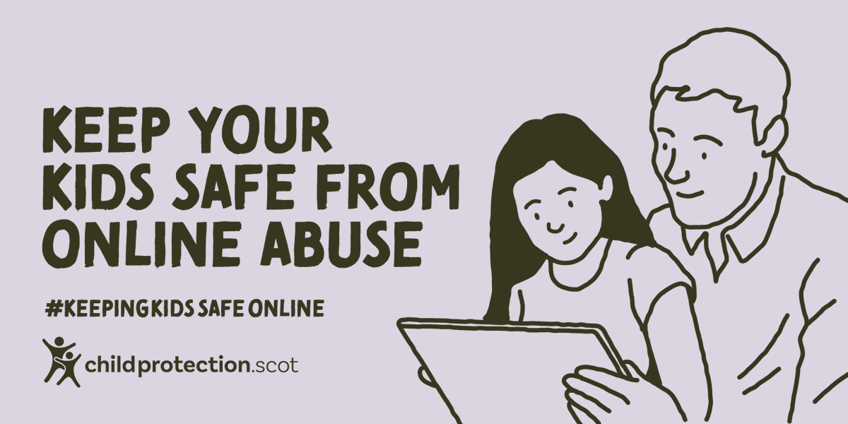 PerthandKinross's tweet photo. Many children have been online longer during the pandemic so more have been at risk of online abuse. We support @childprotectsco's #KeepingKidsSafeOnline campaign encouraging parents/carers' curiosity &amp; engagement in what their children do online: https://t.co/ZbbKSTqcDF https://t.co/D8D6KnVMEV