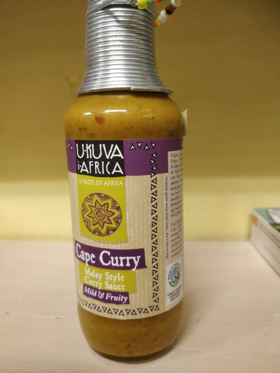 Day 27 : Thanks to @JTS_FairTrade  I've spiced up my #FairTradeFriday lunch with this delightful curry sauce standing proudly with its @WFTO_FairTrade logo..  We stock many #fairtrade food items and other essentials from @baftsuk suppliers.