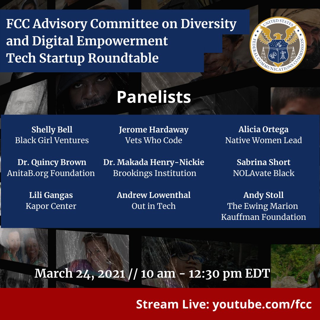SistahWilson's tweet photo. Proud 2 chair @FCC #Diverse #TechStartups under  @drturnerlee leadership. We R talking about SUPPORTING organizations that support minority entrepreneurs @andystoll @iamshellybell @mhnickie @LilsG31 @nolavateblack @NativeWomenLead
@AndyHarrisLow @QuincyKBrown @VetsWhoCode https://t.co/Zrddnk9xKc