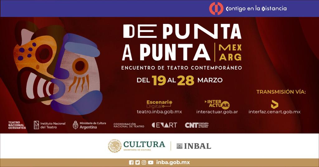¡Llegó el día!

Hoy iniciamos una gran fiesta teatral que durará 10 días, durante los que veremos 28 puestas en escena de Argentina y México.

Síguenos en el Escenario Digital de <a href="/teatroinbal/">Coordinación Nacional de Teatro</a>

#ElTeatroNosUne🇦🇷🇲🇽