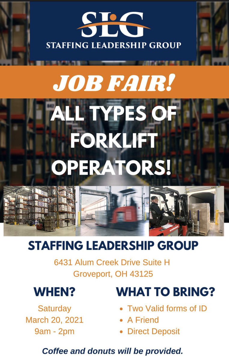 SLG_ODW's tweet photo. Come out and see us! Win some great prizes just for showing up!! We will have Raffles and prizes as well as COVID safe coffee and donuts!!! https://t.co/oBQQqIRjes