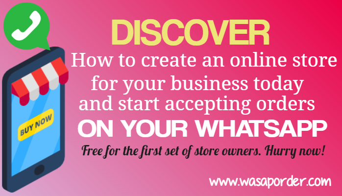 wasaporder's tweet photo. How to create free online store for your business https://t.co/zaPg1m7taV 

One Nigeria | IT IS FINISHED |  #NPower | #catfish https://t.co/Jw19XYC2kO