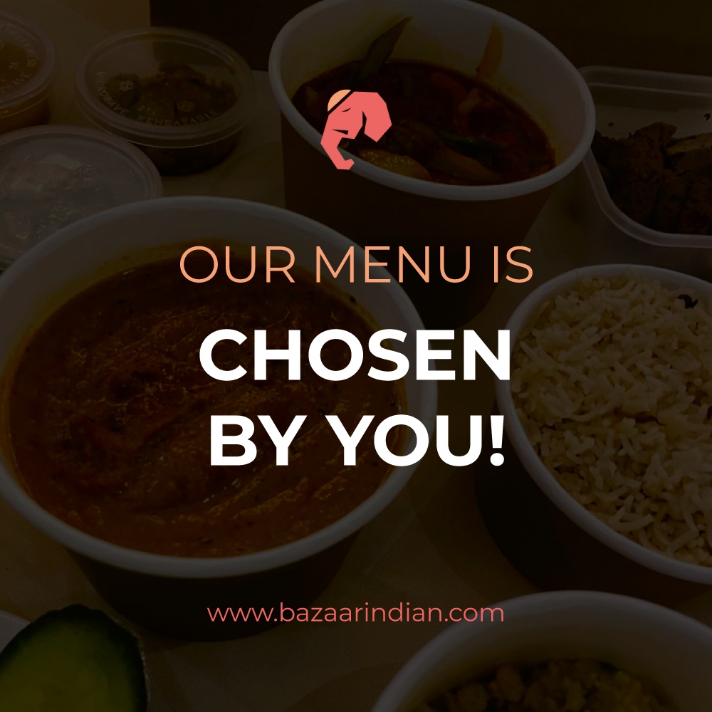 Our Menu is chosen by you!
.
Take a pick and save the world, one order at a time!
.
#indiancuisine #indiantakeaway #delicious #londontakeaway #authenticfood #IndianMenu  #indian #curry #yum #instafood #food #delicious #indian #foodphotography #mumbai #eat #desi