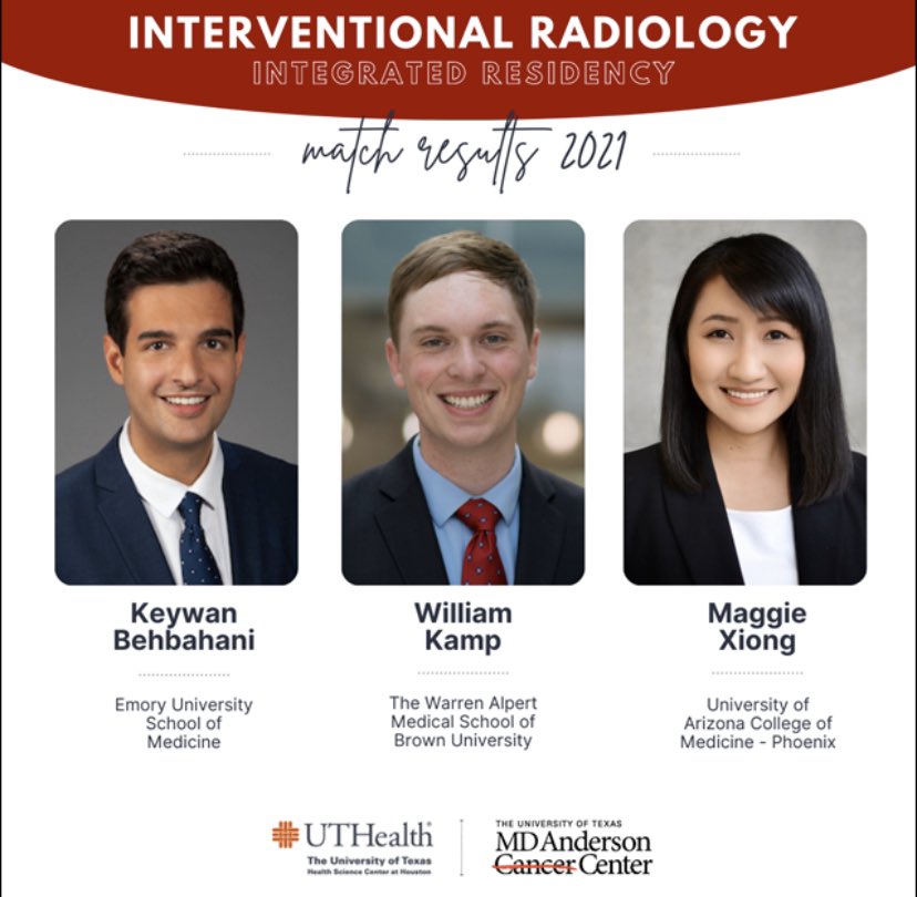 Josh Kuban (@jdkubanmd) on Twitter photo What a #matchweek2021 for <a href="/HCIRad/">Houston Combined IR Residency</a> #irad! Welcome to the program! 😁😁😁<a href="/UTHouston_IR/">UT Houston_IR</a> <a href="/MDAndersonNews/">MD Anderson Cancer Center</a> <a href="/TCH_IR/">Texas Children's Interventional Radiology</a> <a href="/ahmed_kamel_ir/">Ahmed Kamel MD, PhD, FSIR</a> <a href="/freez_IR/">Alda Tam</a> <a href="/sujohn100/">Susan John</a> <a href="/rahulshethmd/">Rahul Sheth</a> <a href="/LynseyMaciolek/">Lynsey Maciolek, MD</a> <a href="/SIRRFS/">SIR RFS</a> What a #matchweek2021 for <a href="/HCIRad/">Houston Combined IR Residency</a> #irad! Welcome to the program! 😁😁😁<a href="/UTHouston_IR/">UT Houston_IR</a> <a href="/MDAndersonNews/">MD Anderson Cancer Center</a> <a href="/TCH_IR/">Texas Children's Interventional Radiology</a> <a href="/ahmed_kamel_ir/">Ahmed Kamel MD, PhD, FSIR</a> <a href="/freez_IR/">Alda Tam</a> <a href="/sujohn100/">Susan John</a> <a href="/rahulshethmd/">Rahul Sheth</a> <a href="/LynseyMaciolek/">Lynsey Maciolek, MD</a> <a href="/SIRRFS/">SIR RFS</a>