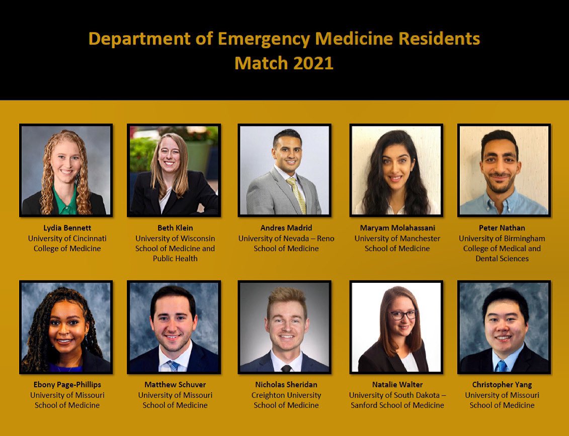 A huge congratulations to our newest class of residents!! We can’t wait to have you on our team!