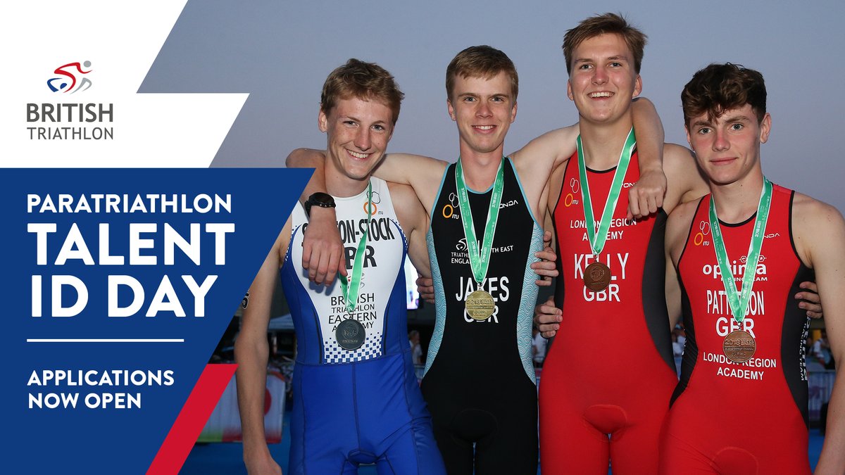 British Triathlon are looking for future stars to join the Paratriathlon performance pathway. If you think you have what it takes or know someone who might, find out more and apply for our virtual Talent ID Day here.
britishtriathlon.org/paratriathlont…

PLEASE SHARE