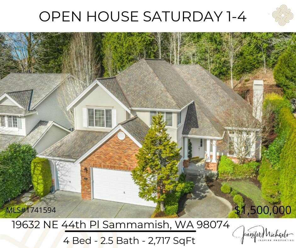Open House Time Tomorrow!!!! Please come tour this Gem 💎 I’ll be hosting from 1-4. See you there. 
.
. 
#sammamish
#InspireProperties
#openhouse
#luxuryrealestate
#waterfallfeature
#heatedfloors
#generator
#airconditioning
#johnbuchan