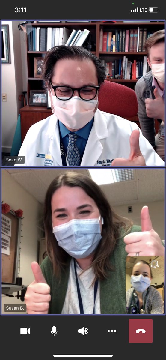 Dr. Whelton and the Chiefs calling our newly matched interns. So exciting to talk to all of you! #Match2021 #GUMatch #IMproud #WhyGeorgetownIM