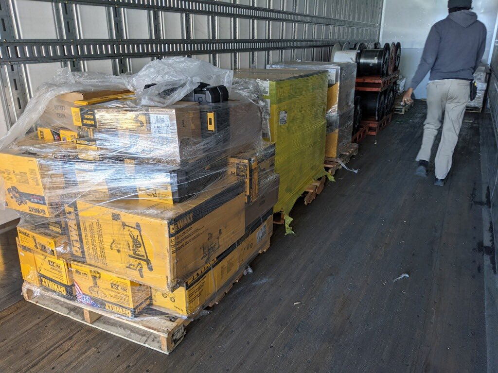 benberkowitz's tweet photo. Wow. @makehaven sent @DEWALTtough a wishlist of tools to kickstart a tool lending library...this showed up today. @JRLogan  + @StanleyBlkDeckr you’re pretty awesome. Thank You ❤️❤️❤️ https://t.co/ksmqGggwAa