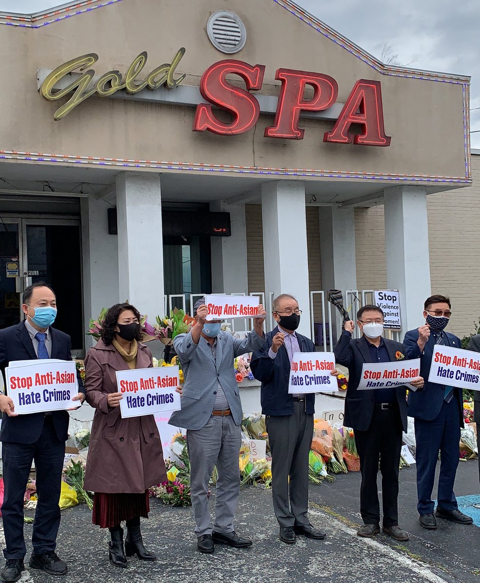 myhlee's tweet image. Korean American community leaders in Atlanta called for a thorough investigation, specifically raising concerns about initial police statements that the suspect “had a really bad day.”